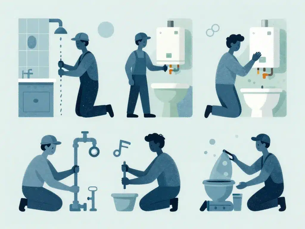 scène 12 17 plomberie tâches plombier Charente-Maritime