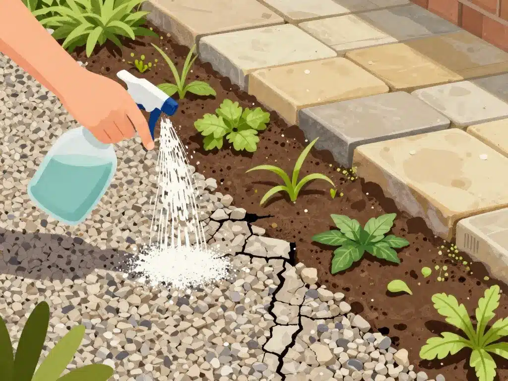 Adapter dosage mélange bicarbonate de soude et vinaigre blanc pour désherber surface