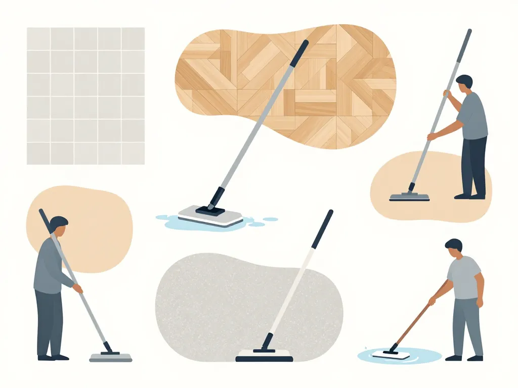 balai serpillère essorage facile différents types et usages