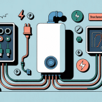 Illustration branchement chauffe eau triphasé sécurité