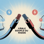 câble souple ou rigide norme illustration choix sécurité