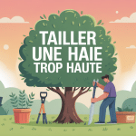 comment tailler une haie trop haute illustration globale sécurité jardin