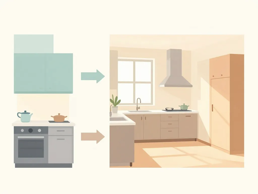 couleur mur cuisine tendance 2024 adaptation lumière et espace