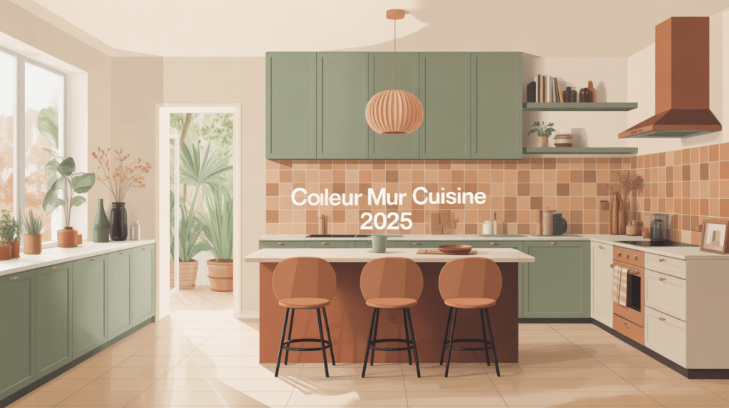 couleur mur cuisine tendance 2024 style moderne cuisine