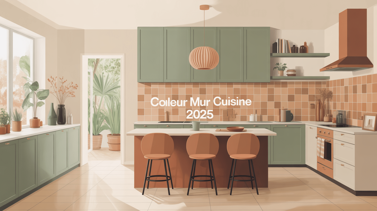 couleur mur cuisine tendance 2024 style moderne cuisine