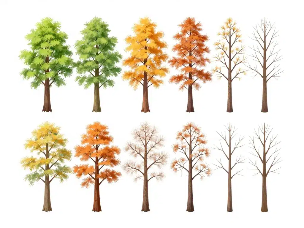 cyprès chauve arbre évolution saison variétés
