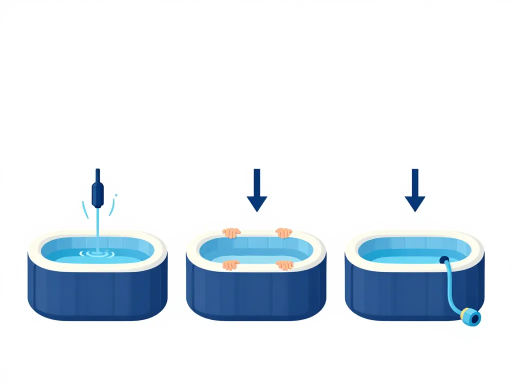 Etapes degonfler spa intex processus et securite