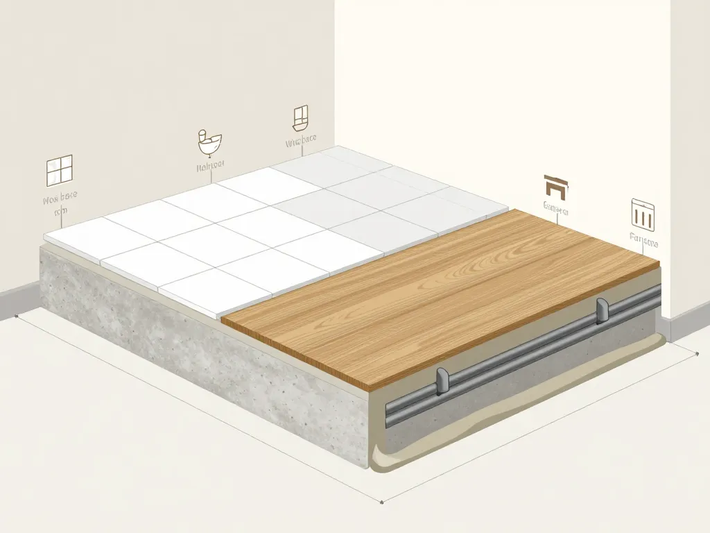 dosage pour une chape de 5 cm diagramme concept usages et épaisseur