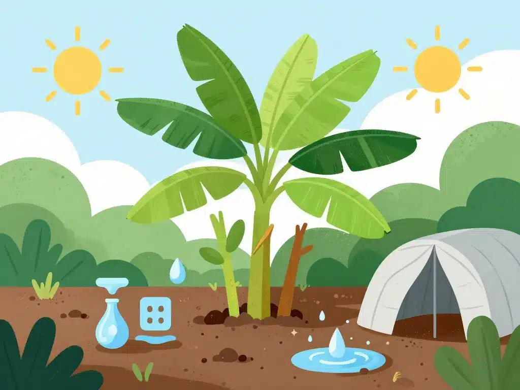 Facteurs influençant la durée de vie d'un bananier au jardin