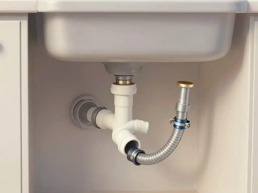 installation évacuation évier lave-vaisselle siphon