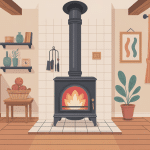 schéma principe fabriquer un récupérateur de chaleur pour poêle à bois