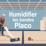 faut il humidifier les bandes placo ouvrier pose sans eau