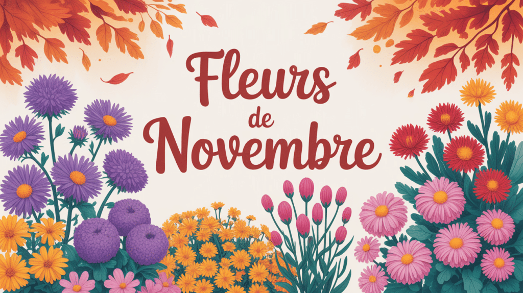 fleurs en novembre diversité jardin balcon