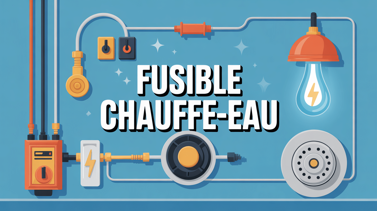 Schéma fusible pour chauffe eau et circuit électrique