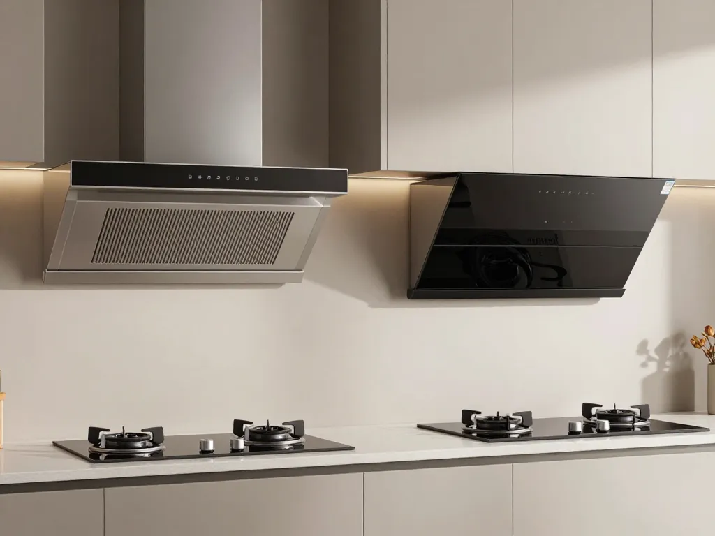 comparaison hotte aspirante sur plan de travail types modèles