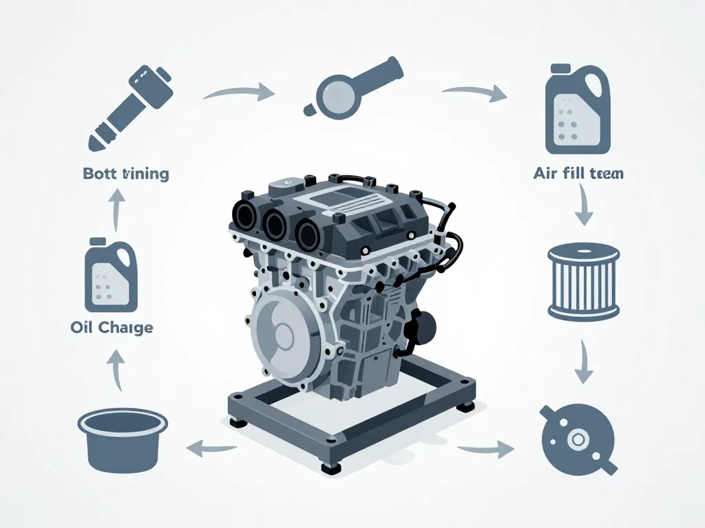 étapes montage et maintenance moteur loncin