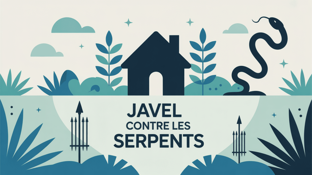 image javel contre les serpents autour maison et jardin