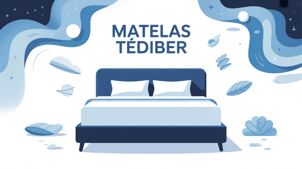 matelas tediber avis négatif illustration du lit stylisé