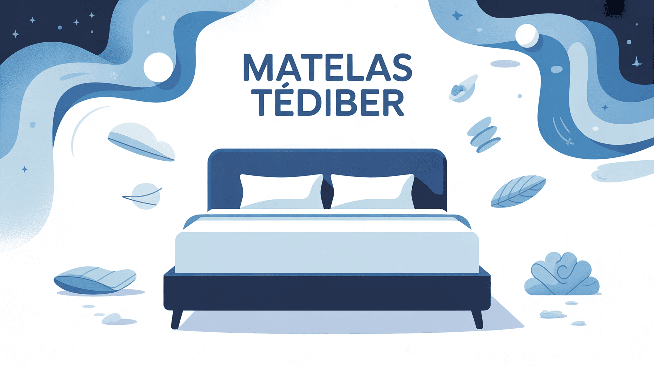 matelas tediber avis négatif illustration du lit stylisé