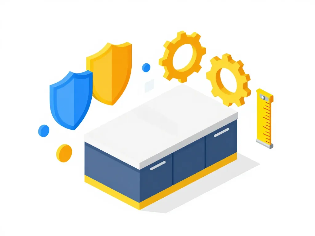 schéma critères clés meilleur plan de travail cuisine