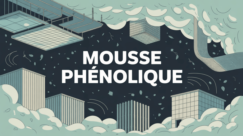 illustration mousse phénolique panneaux isolants