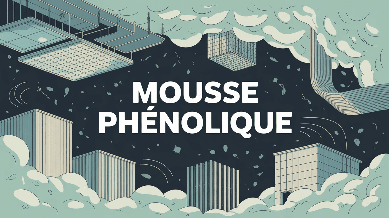illustration mousse phénolique panneaux isolants