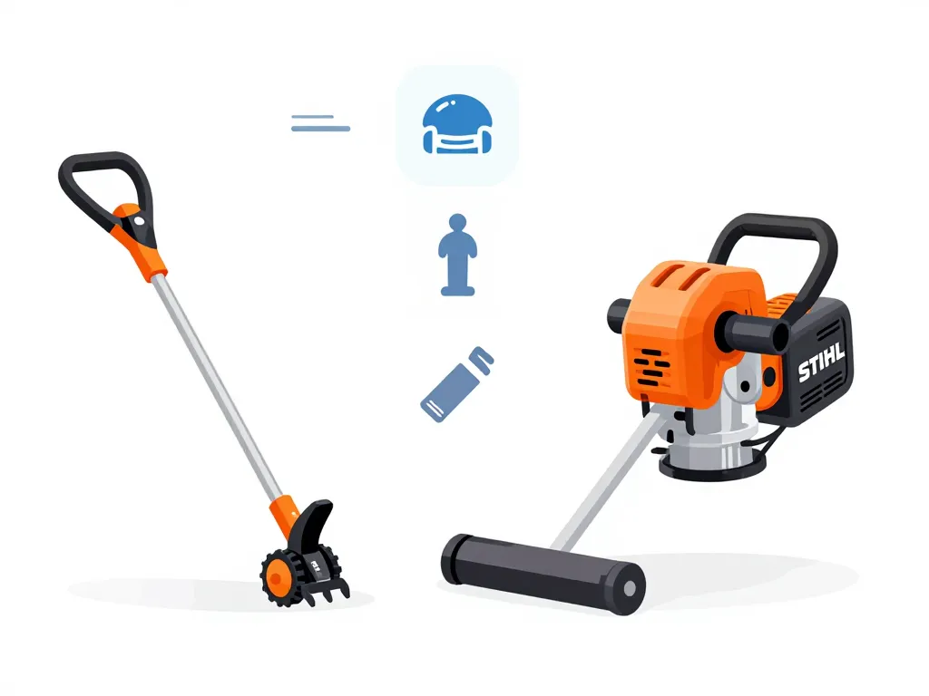 Comparaison performance taille haie thermique Echo ou Stihl