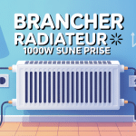 peut on brancher un radiateur 1000w sur une prise image explicative