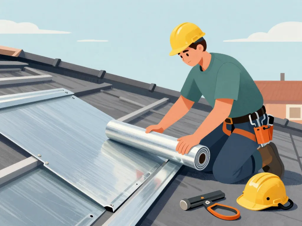 Préparation pose solin outils matériaux toiture