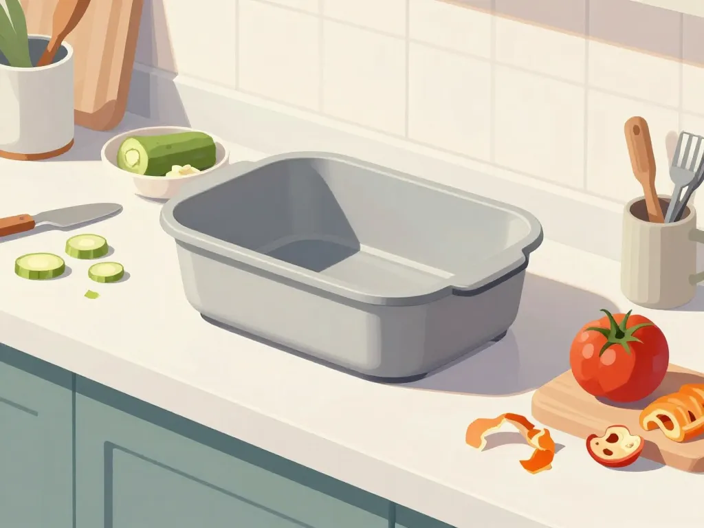 poubelle pour plan de travail pratique au quotidien