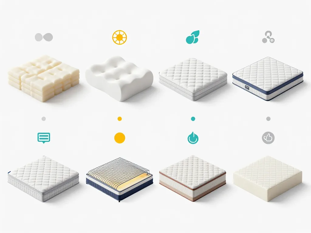 Quel est le meilleur matelas comparaison des types