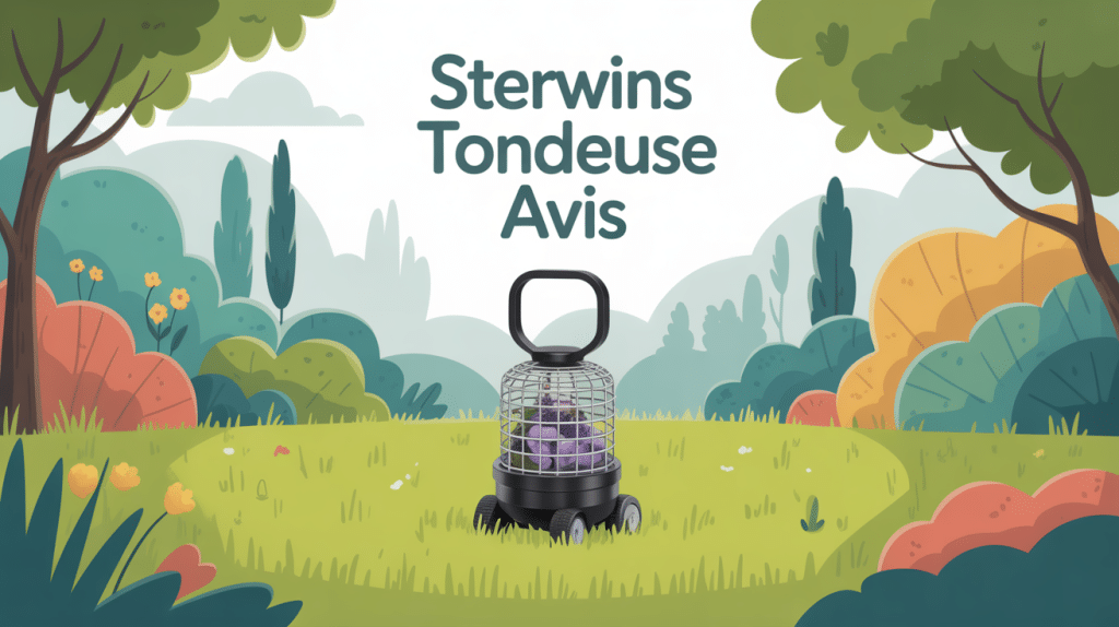 sterwins tondeuse avis illustration tondeuse jardin