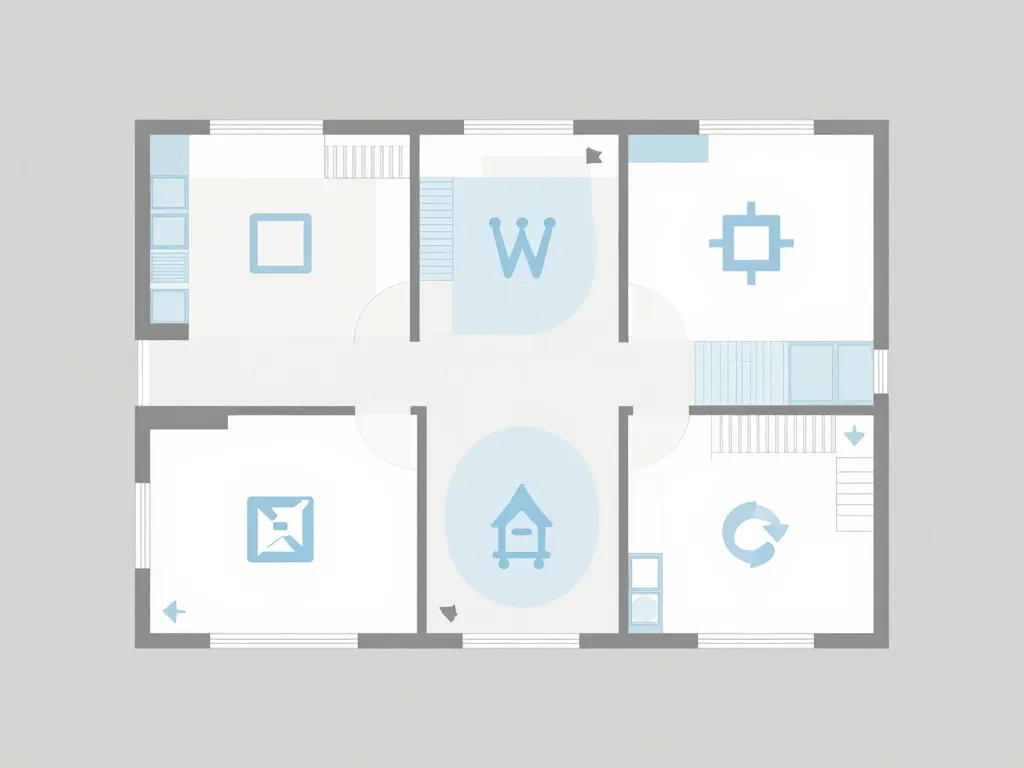 symbole plan architecte lecture organisation murs portes