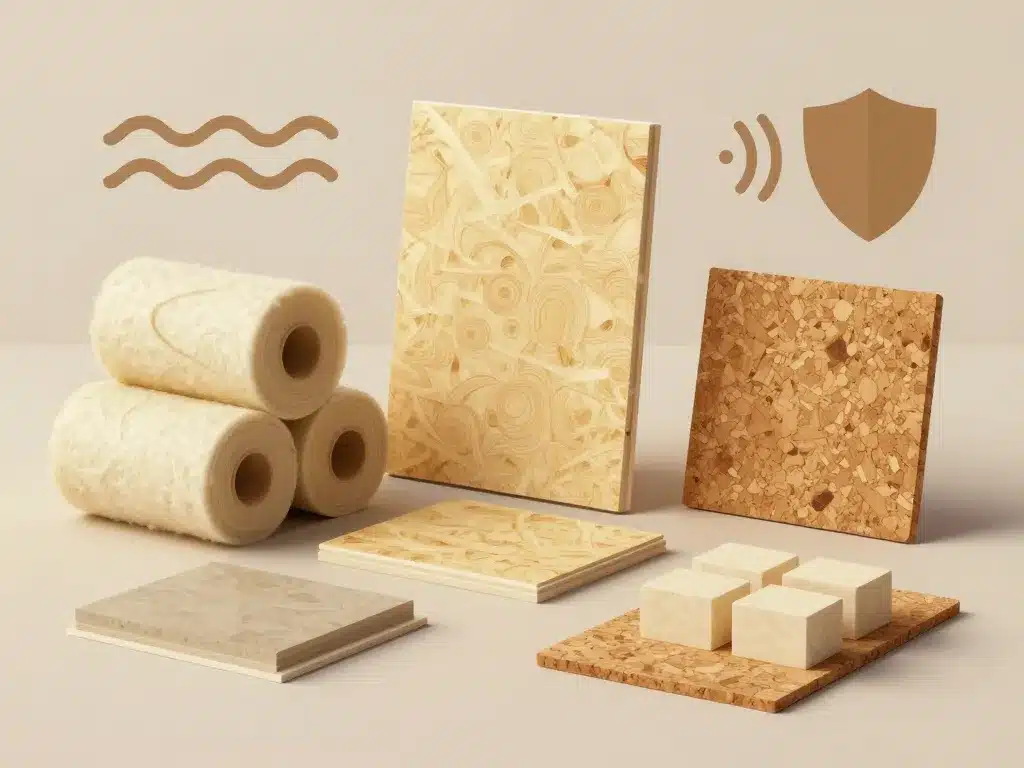 Scène produit tableau comparatif isolant phonique repères clés