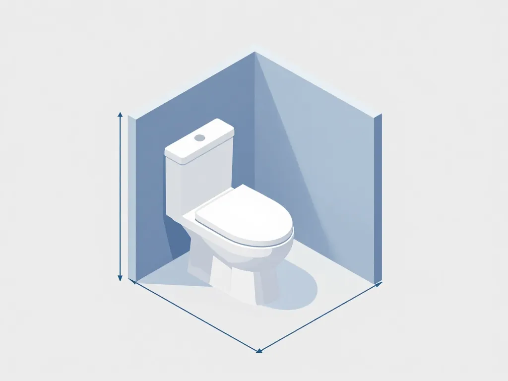 diagramme 3D wc minimum dimensions