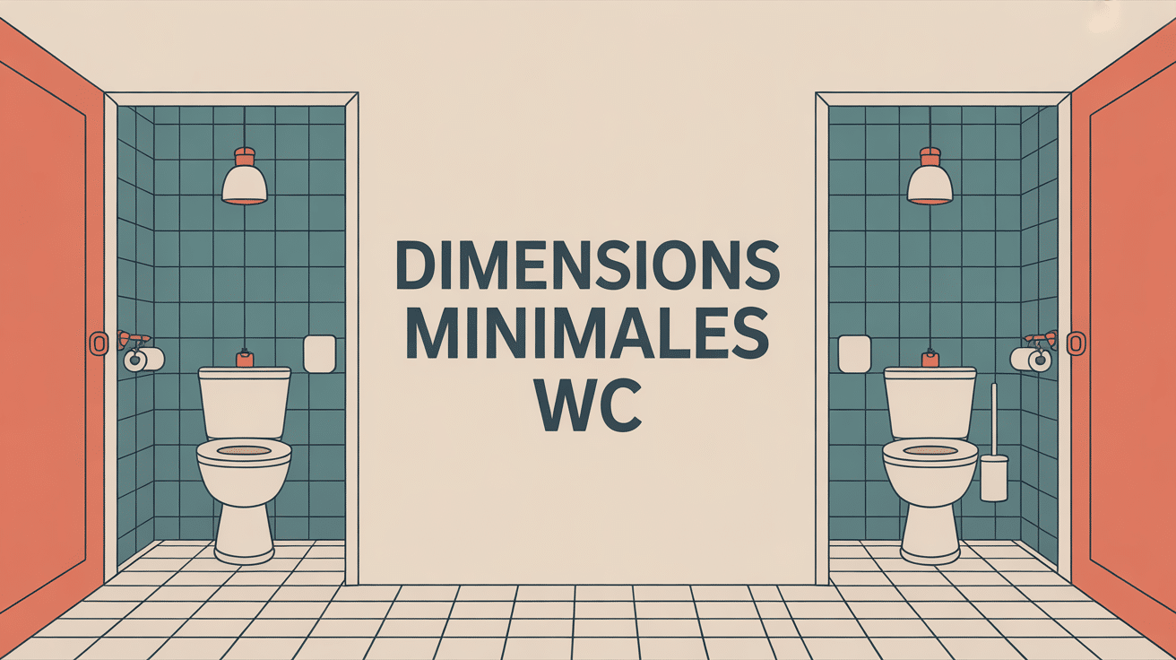 illustration moderne wc minimum dimensions