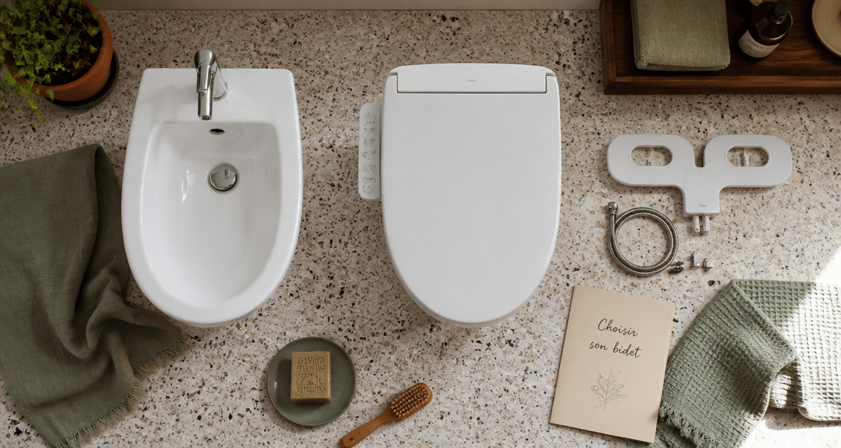 bidet toilet bidet et wc lavant en salle de bain moderne