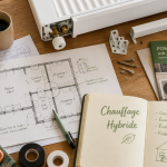 installation pompe à chaleur avec radiateur électrique plans et outils