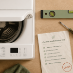 installer machine à laver outils checklist