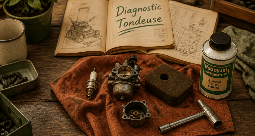 ma tondeuse ne démarre pas outils mécaniques