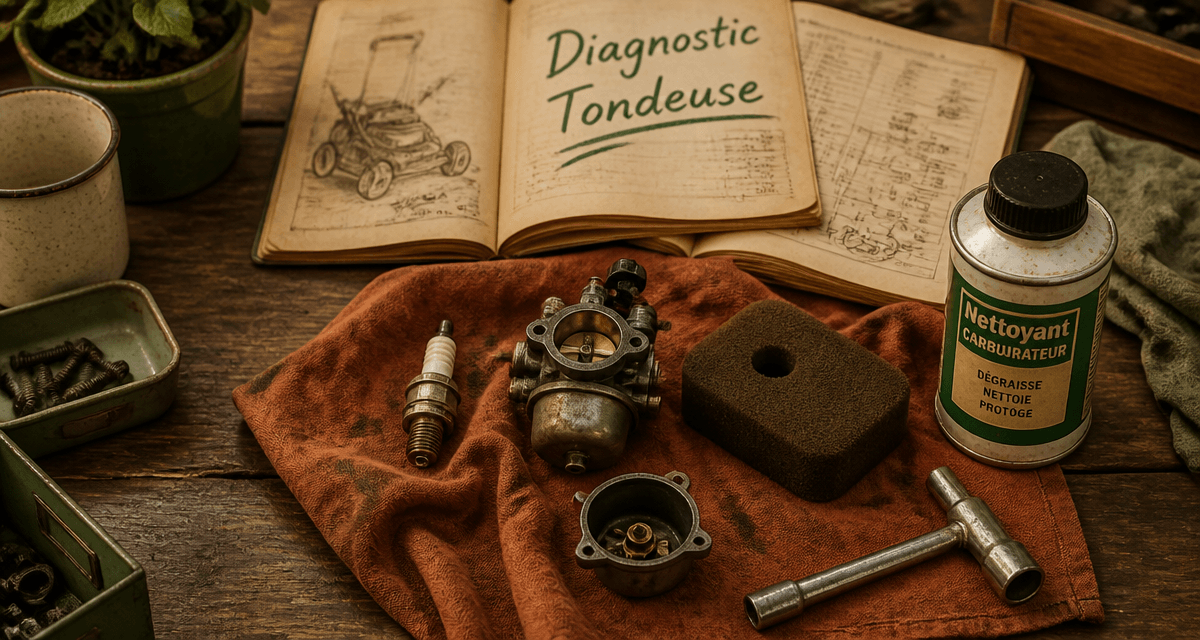 ma tondeuse ne démarre pas outils mécaniques