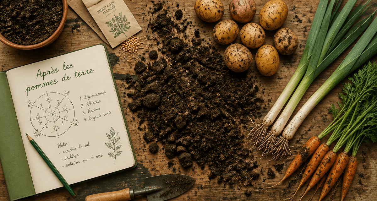 que planter apres les pomme de terre legumes et engrais verts