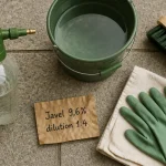 Dilution javel 9,6 pour nettoyage terrasse : dosage, application et précautions