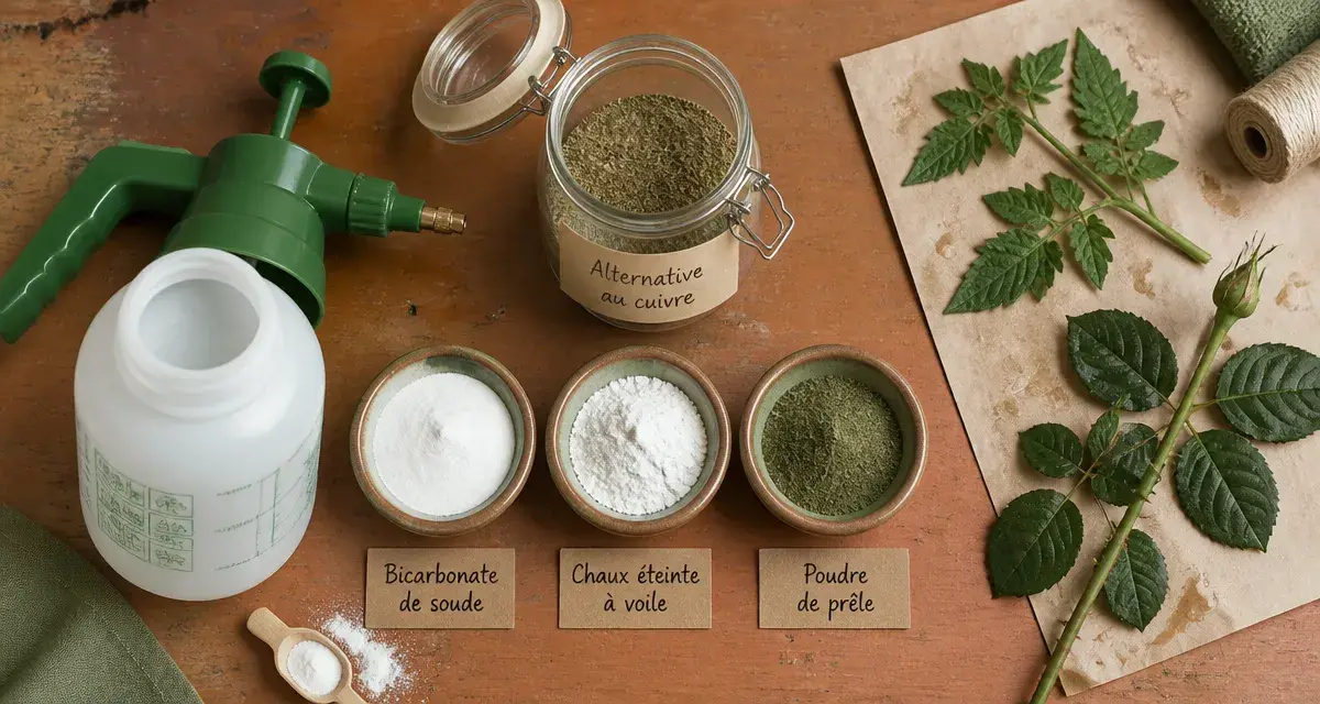 Par quoi remplacer la bouillie bordelaise : bicarbonate, chaux et prêle, protection des sols et cultures