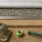 Pose pavage : feutre, grave et lit de sable pour une allée stable