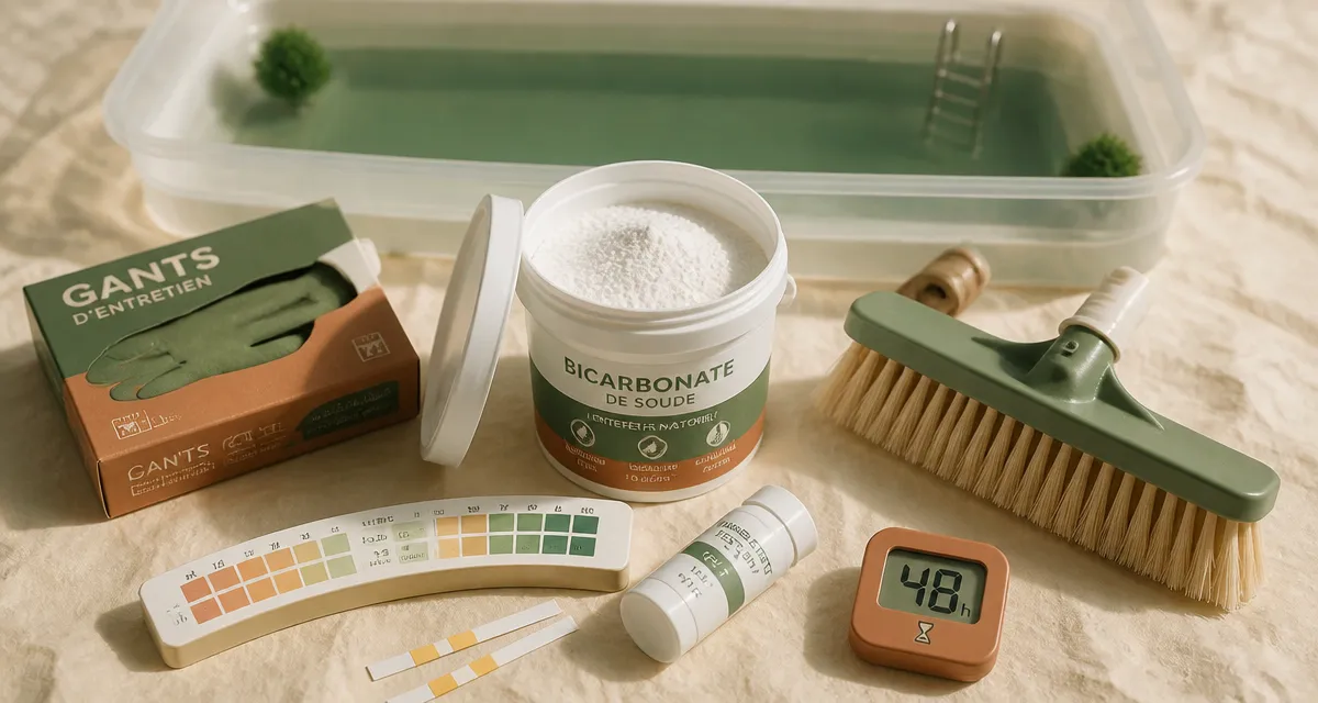 Produit miracle eau verte piscine, choc 48 h pour retrouver une eau claire