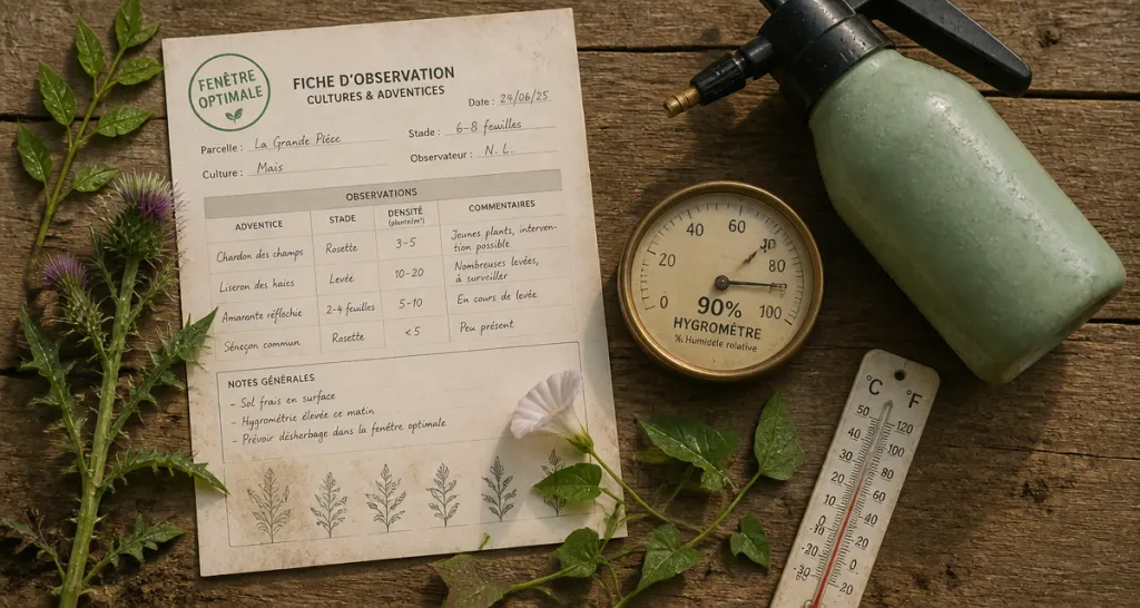 quand mettre du désherbant glyphosate sur mauvaises herbes