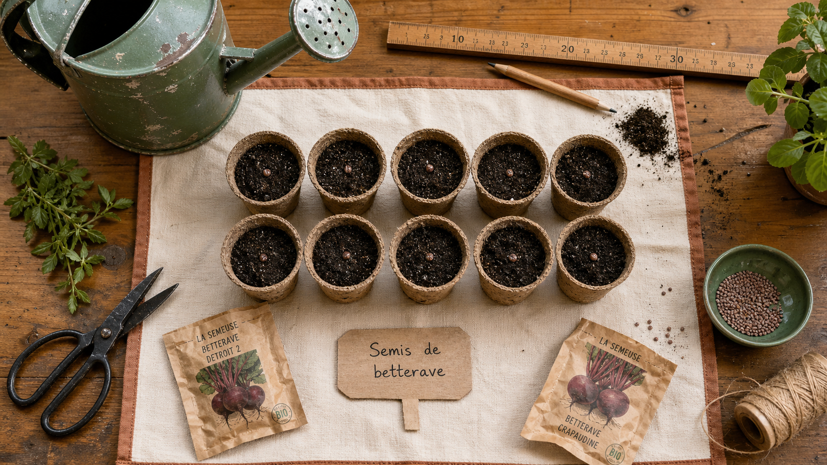 Quand planter betterave : semis à 10°C au sol
