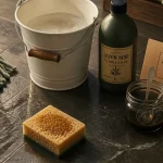 Savon noir nettoyage sol pour dégraisser et nourrir sans rinçage