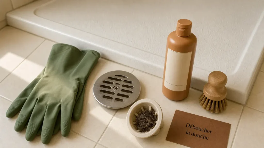 Déboucher une douche en 20 minutes : quel produit choisir et quels pièges éviter